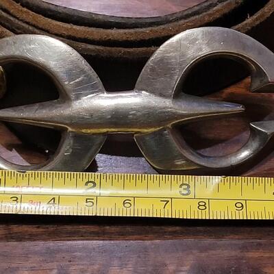 Lot 238: Old Pawn Navajo Belt Buckle