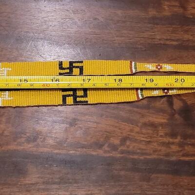 Lot 239: Antique 1920's Navajo Rolling Log Beaded Necklace