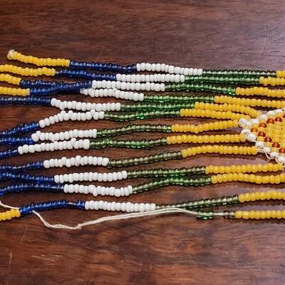 Lot 239: Antique 1920's Navajo Rolling Log Beaded Necklace