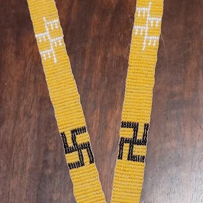 Lot 239: Antique 1920's Navajo Rolling Log Beaded Necklace