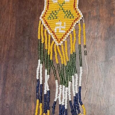 Lot 239: Antique 1920's Navajo Rolling Log Beaded Necklace
