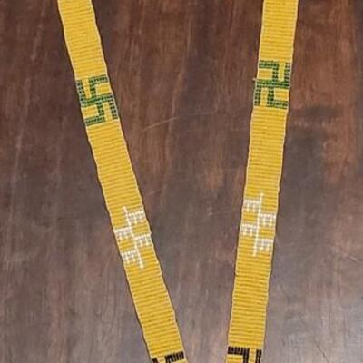 Lot 239: Antique 1920's Navajo Rolling Log Beaded Necklace