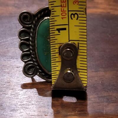 Lot 240: Old Pawn Navajo Royston Turquoise Ring