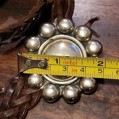 Lot 250: Vintage Mexican Sterling Concho Belt