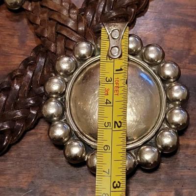 Lot 250: Vintage Mexican Sterling Concho Belt