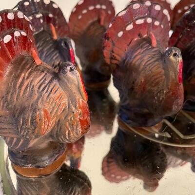 ST BOX OF VINTAGE TURKEY CANDLES