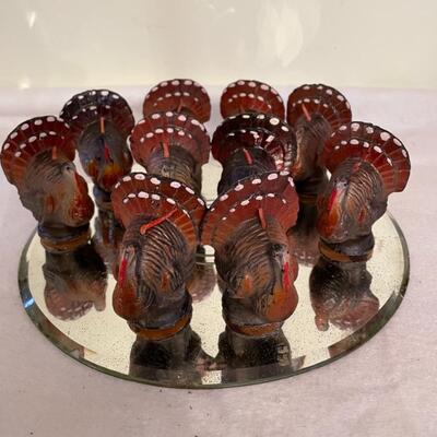 ST BOX OF VINTAGE TURKEY CANDLES