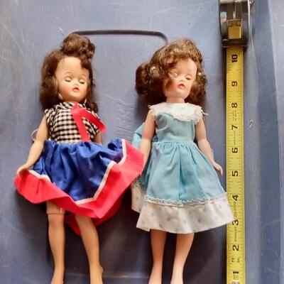 LOT 125  TWO OLD JILL DOLLS BY VOGUE