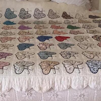 C272 Antique Butterfly Quilt