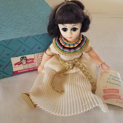 Lot #252  Madame Alexander Doll "Cleopatra" with original box