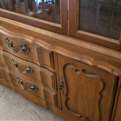 Lot #254  Vintage China Cabinet