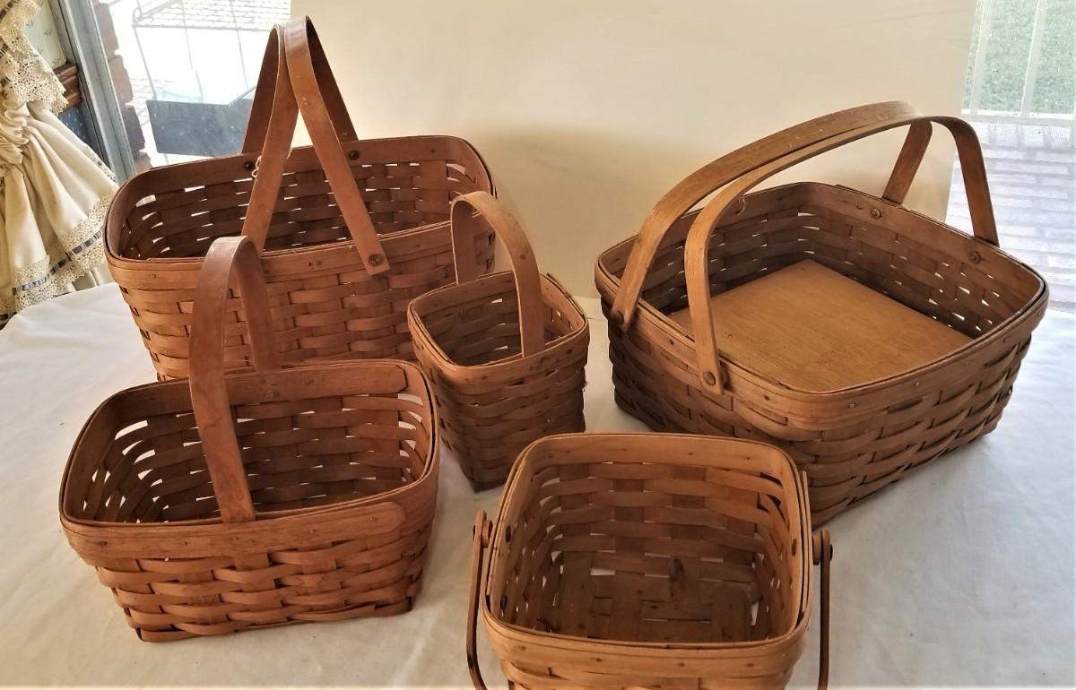 Lot 260 Lot of Collectible Longaberger Baskets