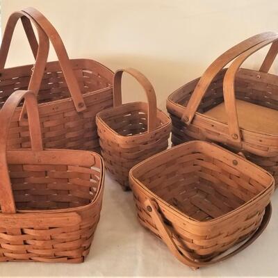 Lot #260   Lot of Collectible Longaberger Baskets