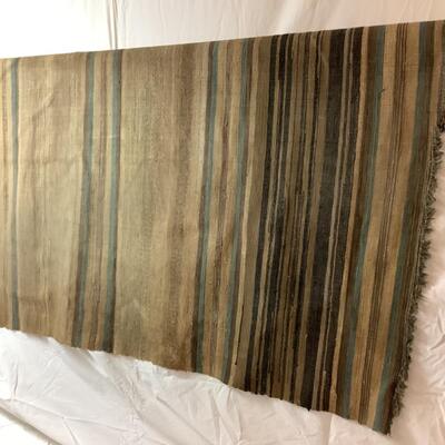 D 275 Vintage Handwoven Dyed Cotton Area Rug