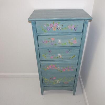 LOT 321 HAND PAINTED DRESSER