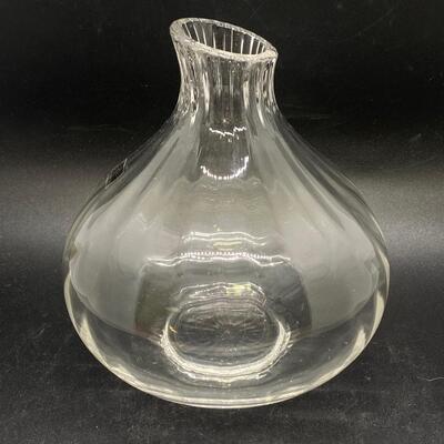 Vintage SEA of Sweden Crystal Flower Bud Vase