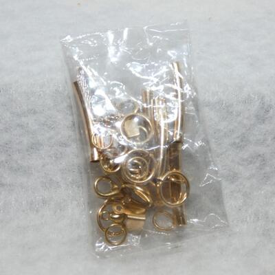 Bag of Gold Tone Findings - Jewelry Supplies