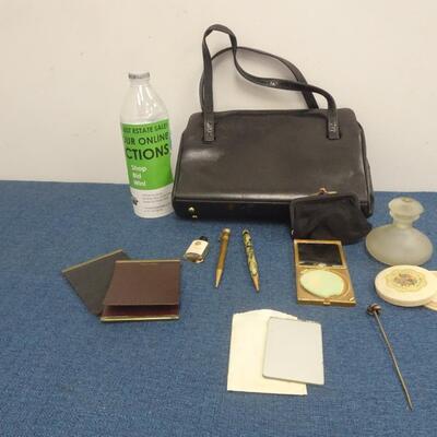 LOT 331 VINTAGE PURSE AND MISC ITEMS