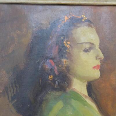 LOT 347 ORIGINAL PAINTING OIL ON CANVAS BY WILLIAM FREDERICK FOSTER