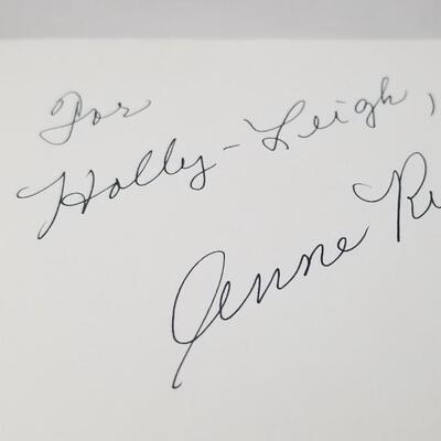 Lot #286  1st Edition Anne Rice Memnoch the Devil - autographed by Anne Rice
