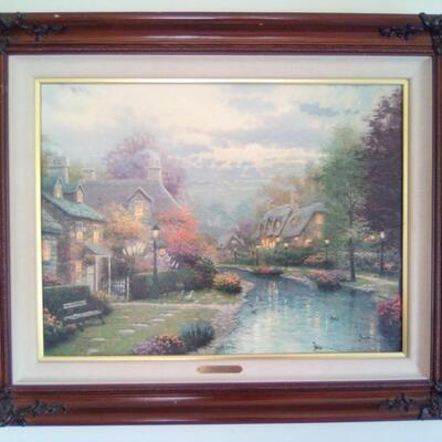 Thomas Kinkade - Lamplight Brooke, Lamplight Lane II