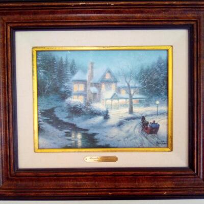 Thomas Kinkade - Moonlit Sleigh Ride