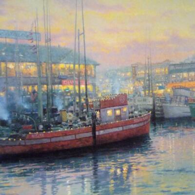 Thomas Kinkade - San Francisco Fisherman's Wharf