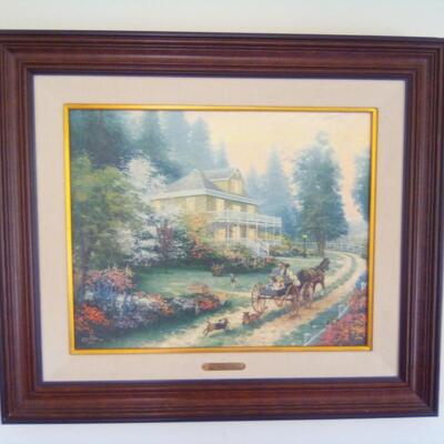 Thomas Kinkade - Sunday at Apple Hill