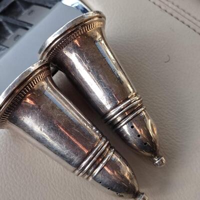 Vintage Pair of Sterling Silver S&P Shakers