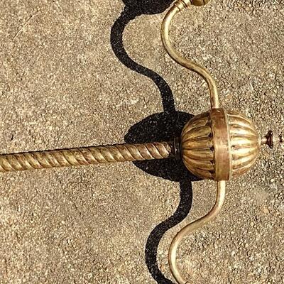 Antique Spanish 1910's 2 arm ceiling light.