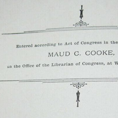 MS Antique Cookbook "3 Meals A Day" by Maude Cooke Thousands Facts Worth Knowing 189?