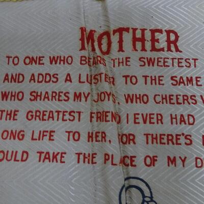 LOT 375. VINTAGE USN MOTHER SCARF