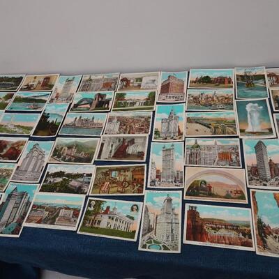 LOT 380. COLLECTION OF VINTAGE POSTCARDS UNUSED