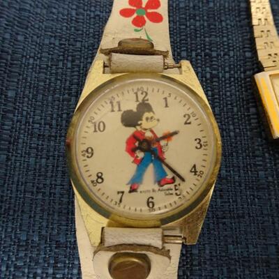 LOT 390. COLLECTION OF LADIES WATCHES MICKEY MOUSE AND DRESS WATCHES