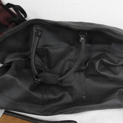 5 Bags, Di Paris Sac, Guess Duffel Bag, Flint Garment Bag, Leather? Ralfeaux
