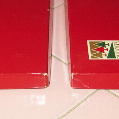 MS  2 Vintage 1950s Tie Gift Box Bullock's Department Store Los Angeles Christmas