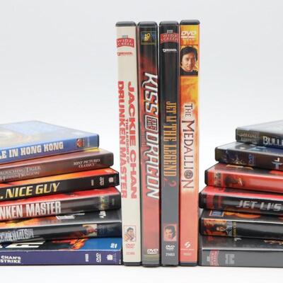 Jackie Chan/ Jet Li DVD Lot
