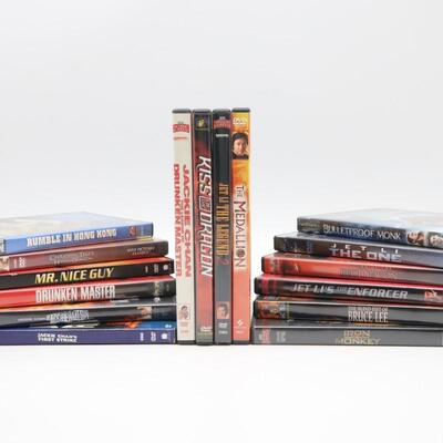 Jackie Chan/ Jet Li DVD Lot