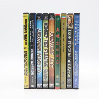 Mixed Kung Fu DVD Lot