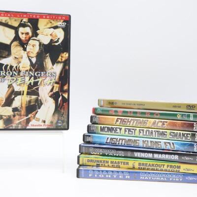 Mixed Kung Fu DVD Lot