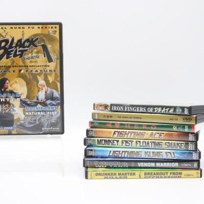 Mixed Kung Fu DVD Lot