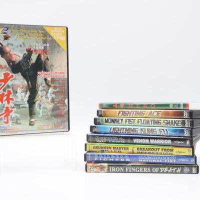 Mixed Kung Fu DVD Lot