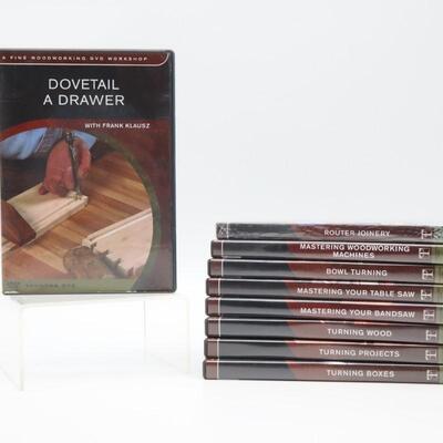 Woodworking DVD Lot