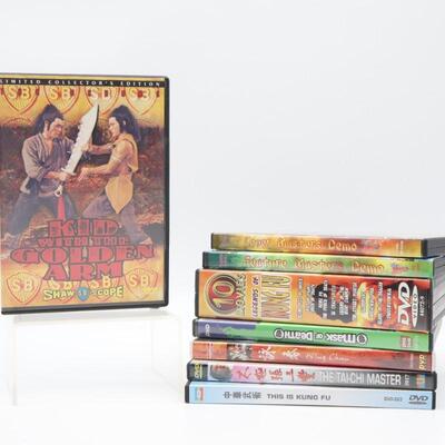 Mixed Kung Fu DVD Lot