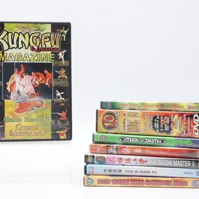 Mixed Kung Fu DVD Lot