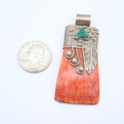 950 Sterling Silver Spiny Oyster Pendant