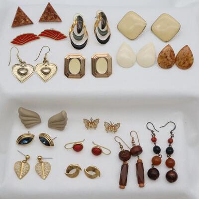 16 Pairs of Earrings