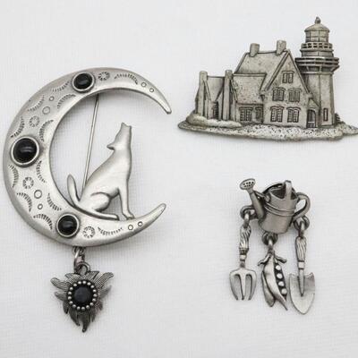 Jonette Jewelry Co. Brooch Lot