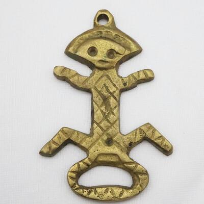 Lot of Brass Incense Holders & Bottle Opener