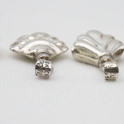 Lot of 4 Mexico Sterling Silver Miniature Perfume Bottle Charms/Pendants